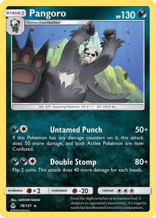 Pangoro 078/131 - SM Forbidden Light Reverse Holofoil
