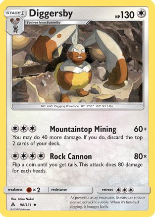 Diggersby 098/131 - SM Forbidden Light