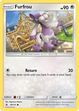 Furfrou 099/131 - SM Forbidden Light