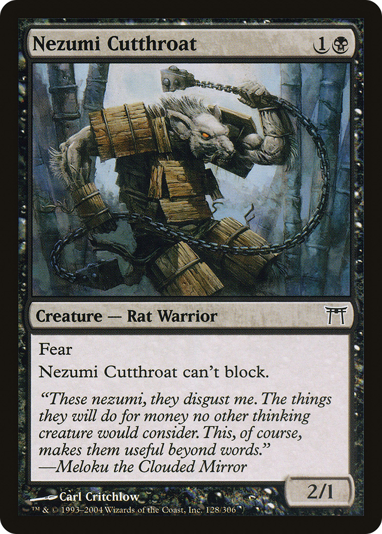 Nezumi Cutthroat (CHK-128) - Champions of Kamigawa