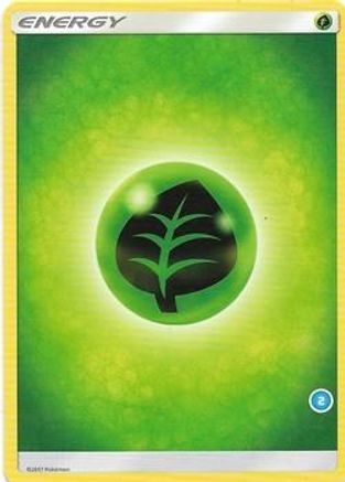 Grass Energy () - SM Trainer Kit Alolan Sandslash & Alolan Ninetales