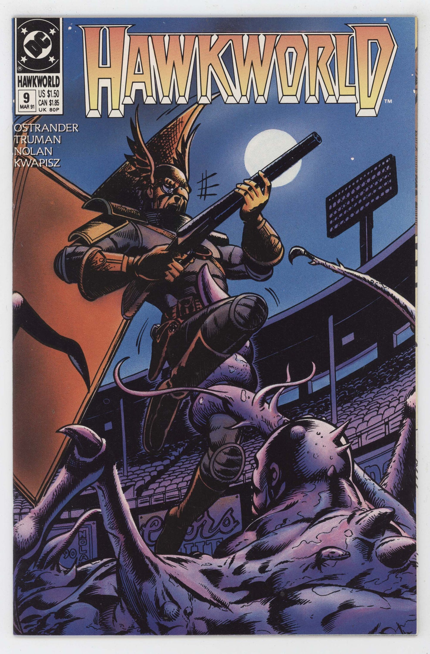 Hawkworld 9 DC 1991 NM+ 9.6 Nolan - Golden Apple Comics