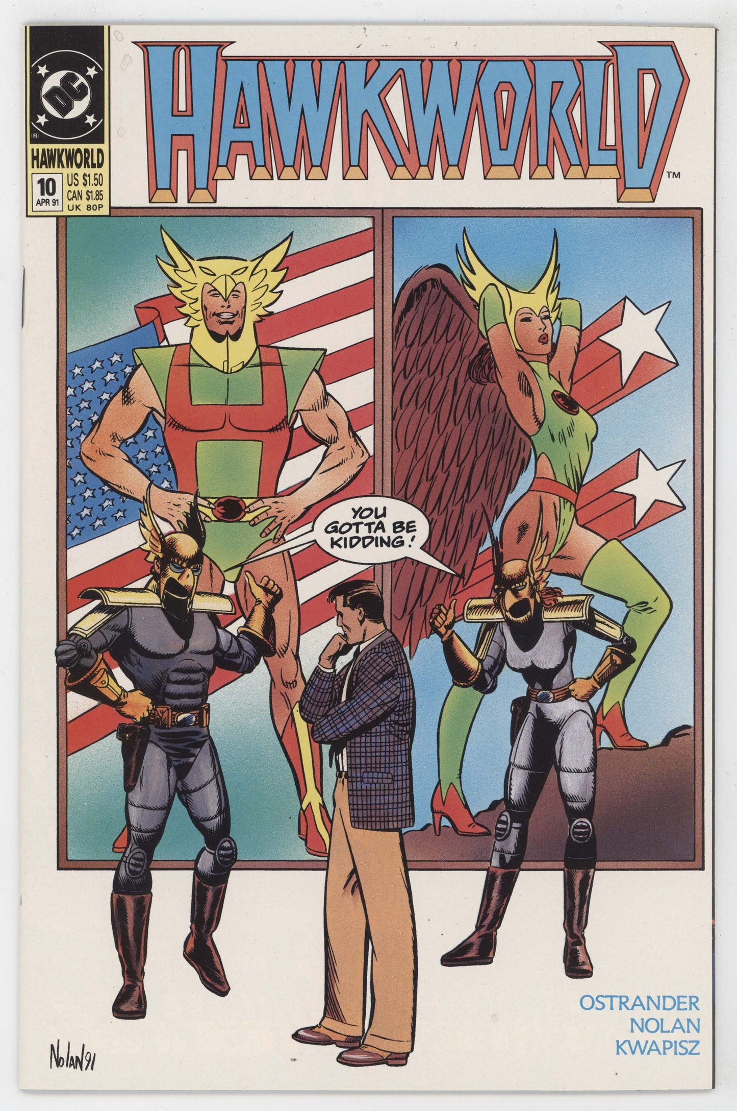 Hawkworld 10 DC 1991 NM Nolan - Golden Apple Comics