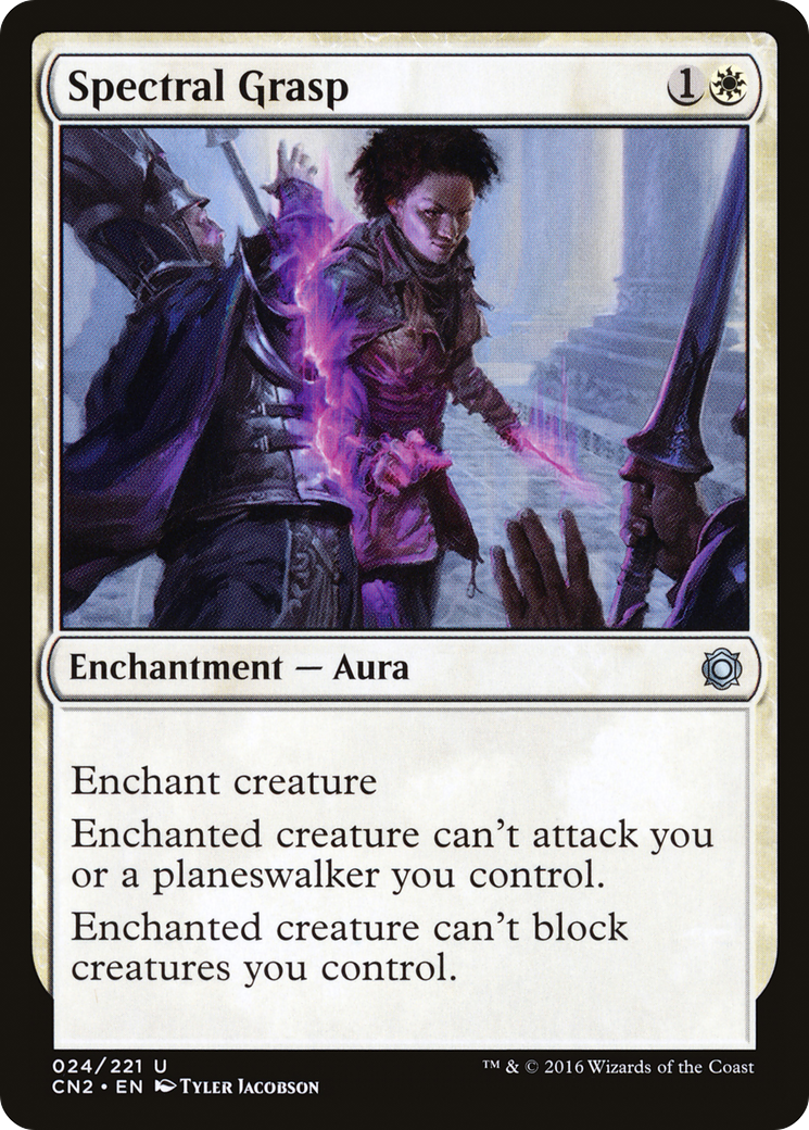 Spectral Grasp (CN2-024) - Conspiracy: Take the Crown Foil
