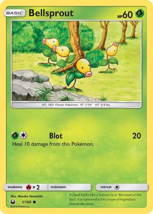 Bellsprout 001/168 - SM Celestial Storm