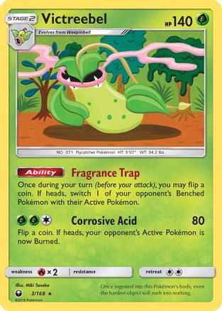 Victreebel 003/168 - SM Celestial Storm Reverse Holofoil