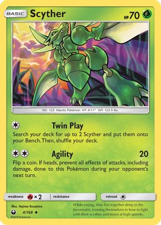 Scyther 004/168 - SM Celestial Storm