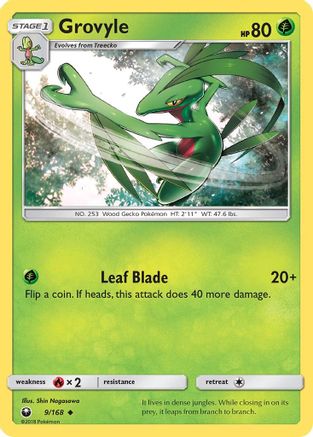 Grovyle 009/168 - SM Celestial Storm
