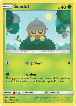 Seedot 011/168 - SM Celestial Storm Reverse Holofoil