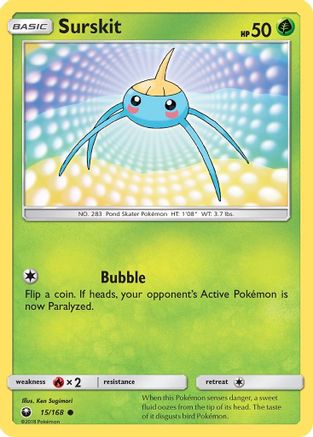 Surskit 015/168 - SM Celestial Storm
