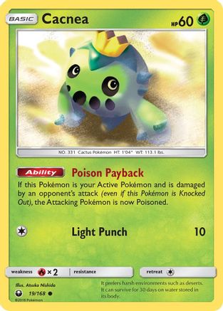 Cacnea 019/168 - SM Celestial Storm