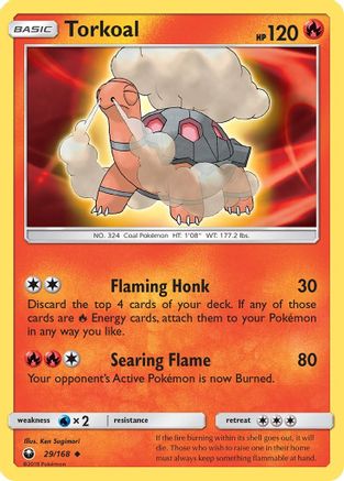 Torkoal 029/168 - SM Celestial Storm Reverse Holofoil