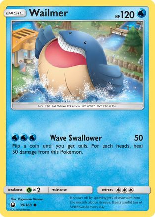 Wailmer 039/168 - SM Celestial Storm