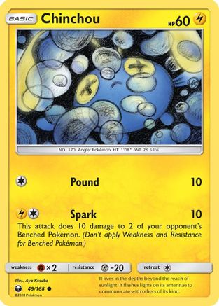 Chinchou 049/168 - SM Celestial Storm