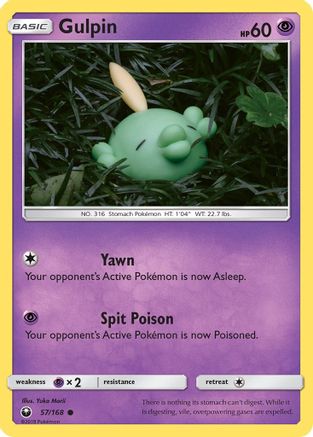Gulpin 057/168 - SM Celestial Storm Reverse Holofoil