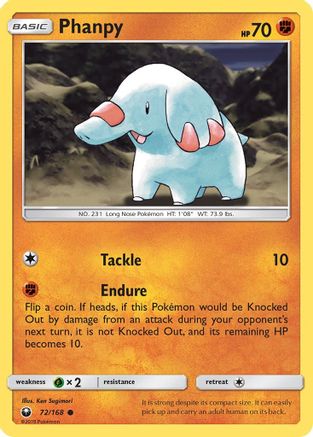 Phanpy 072/168 - SM Celestial Storm