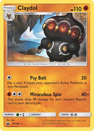 Claydol 079/168 - SM Celestial Storm Reverse Holofoil