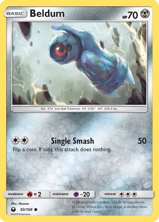 Beldum 093/168 - SM Celestial Storm Reverse Holofoil