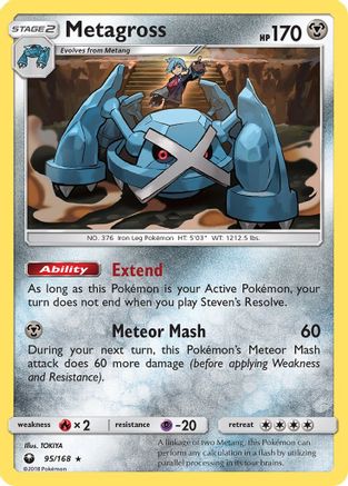 Metagross 095/168 - SM Celestial Storm Holofoil