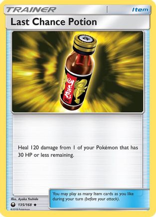 Last Chance Potion 135/168 - SM Celestial Storm Reverse Holofoil