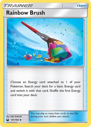 Rainbow Brush 141/168 - SM Celestial Storm Reverse Holofoil