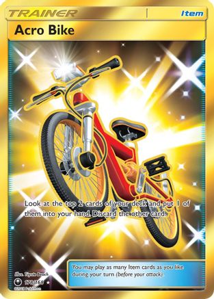 Acro Bike (Secret) 178/168 - SM Celestial Storm Holofoil