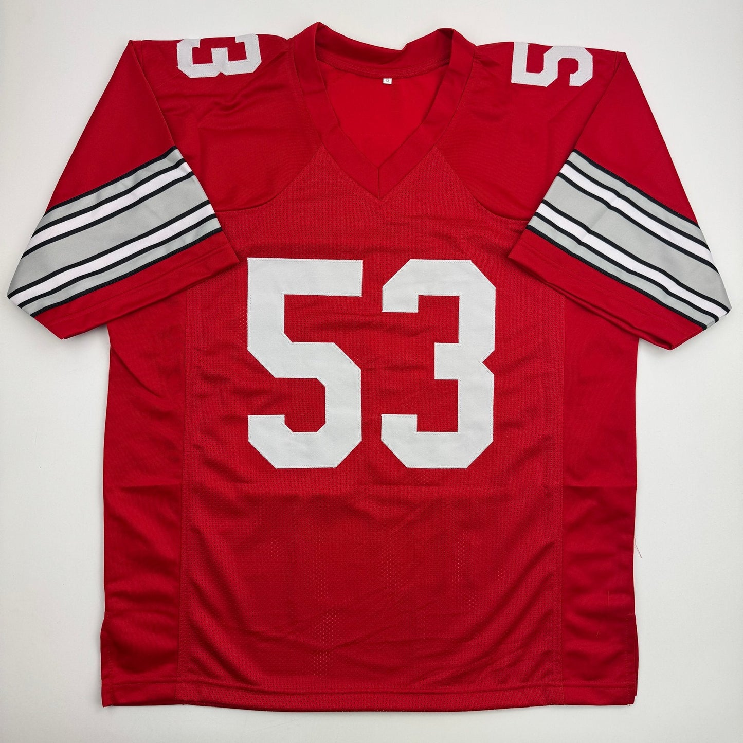 Autographed/Signed Randy Gradishar Ohio State Red College Football Jersey JSA COA