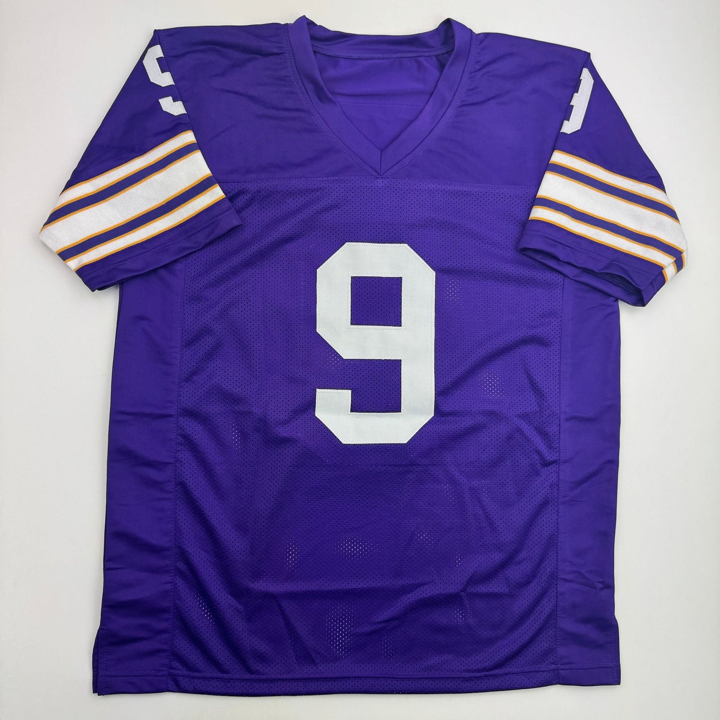 Autographed/Signed Tommy Kramer Minnesota Purple Football Jersey JSA COA
