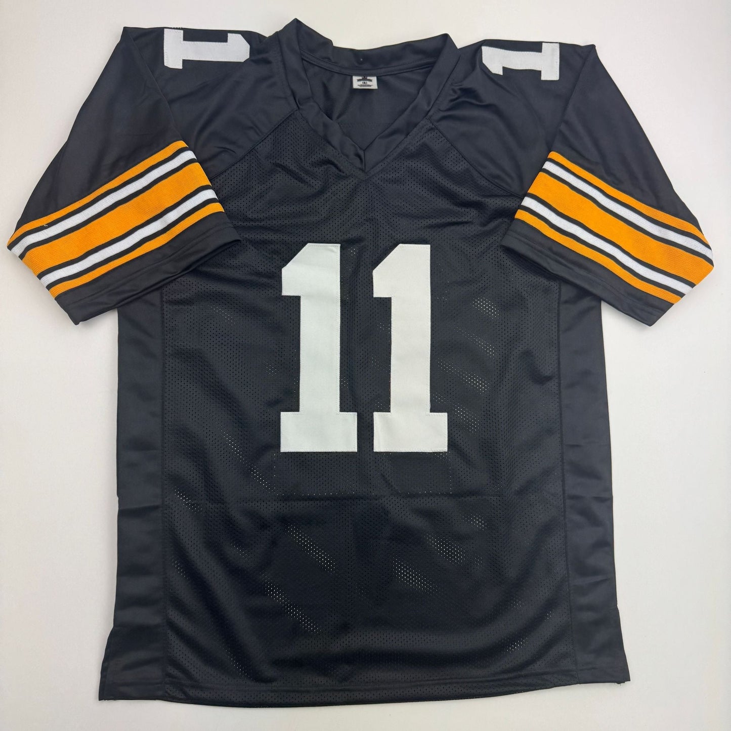 Autographed/Signed Michael Pittman Jr. Pittsburgh Black Football Jersey Beckett BAS COA