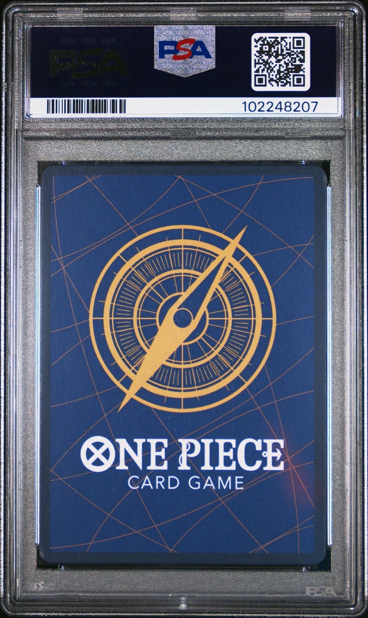 Graded 2024 Japanese One Piece Ain #002 500 Years in the Future Trading Card Game PSA 10 Gem Mint