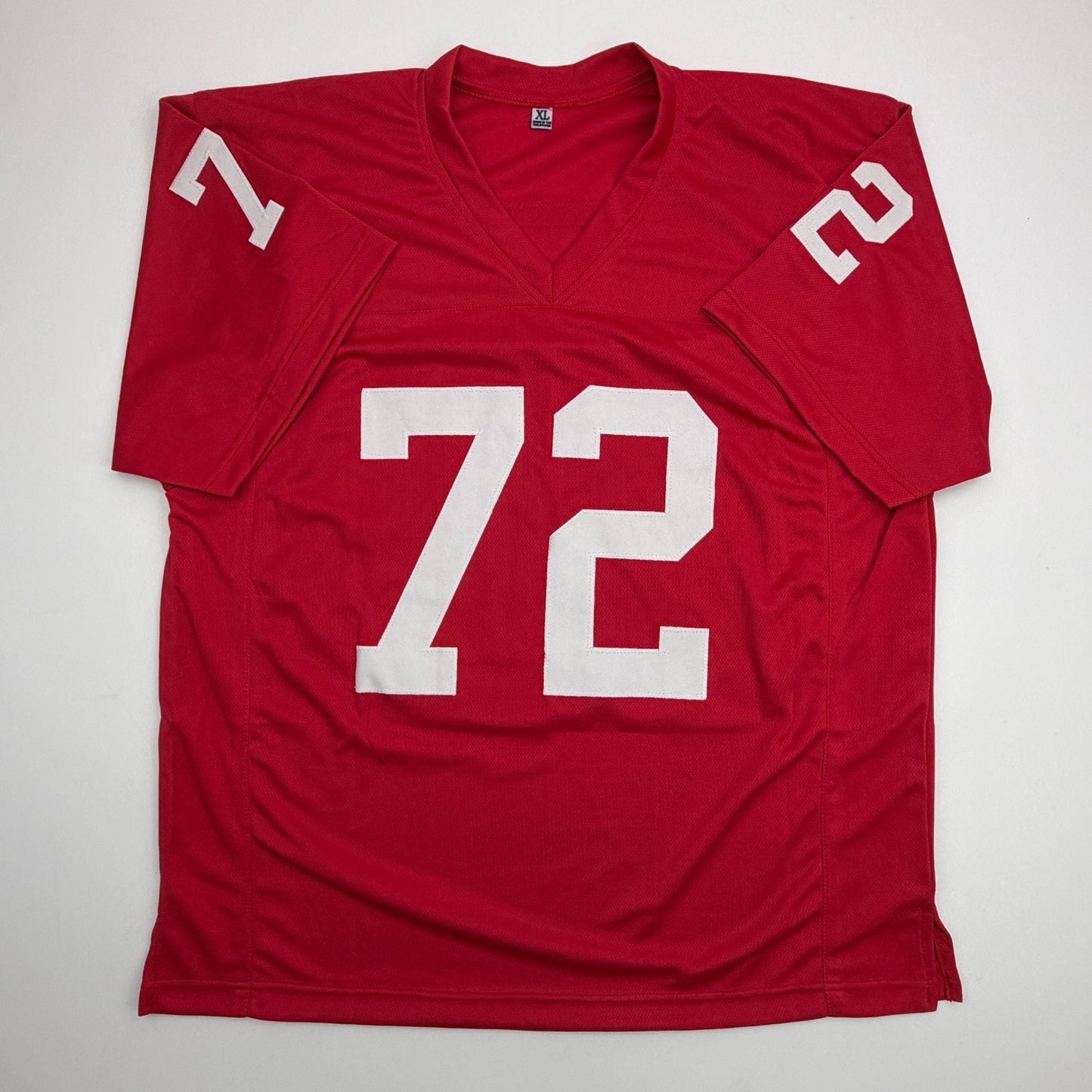 Autographed/Signed Dan Dierdorf Arizona Red Football Jersey Beckett BAS COA