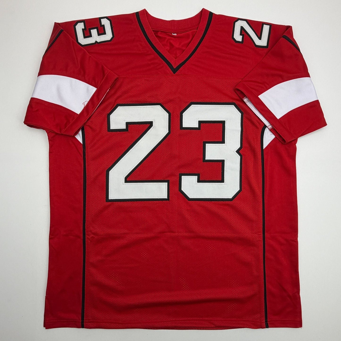 Autographed/Signed Chris Johnson Arizona Red Football Jersey JSA COA