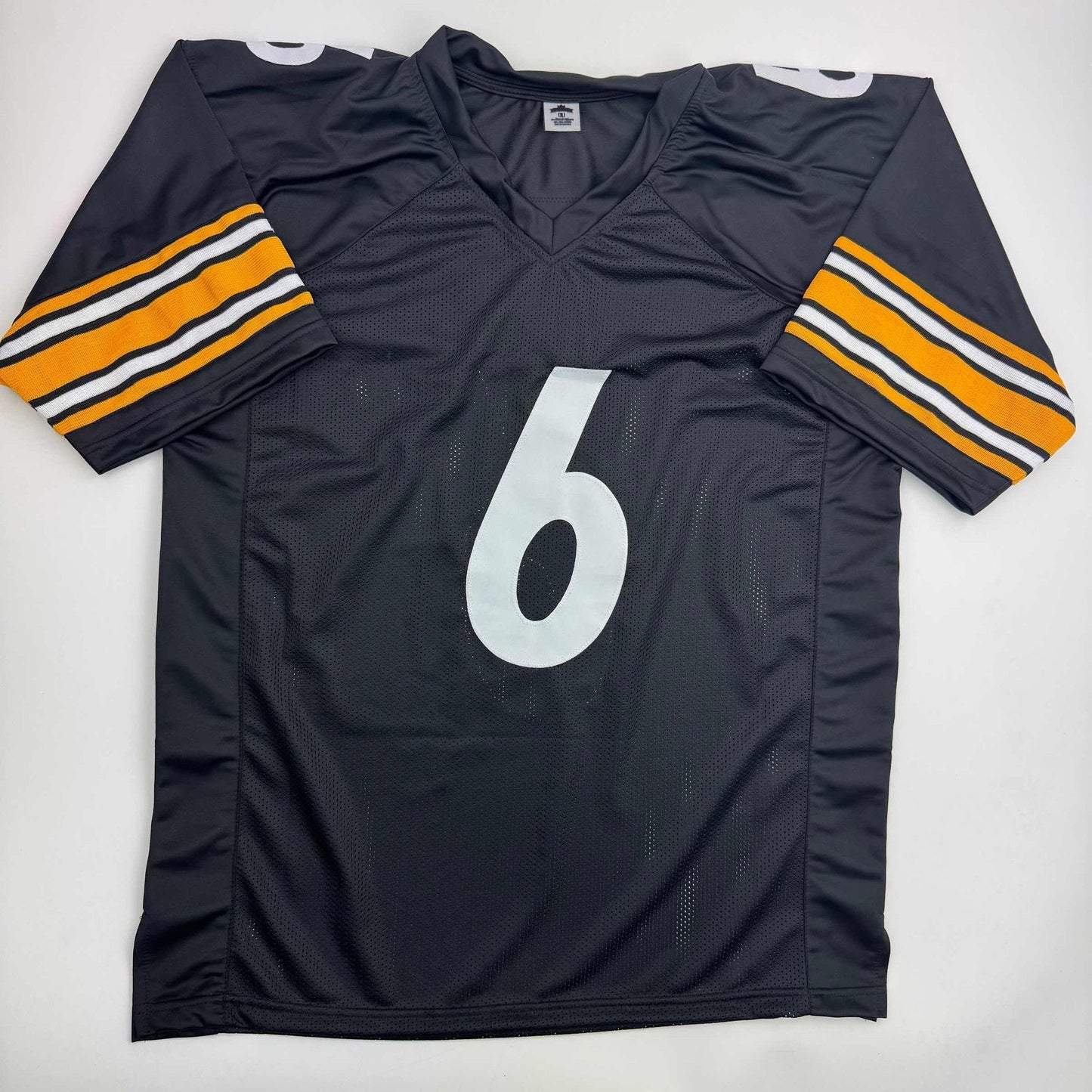 Autographed/Signed Patrick Queen Pittsburgh Black Football Jersey JSA COA