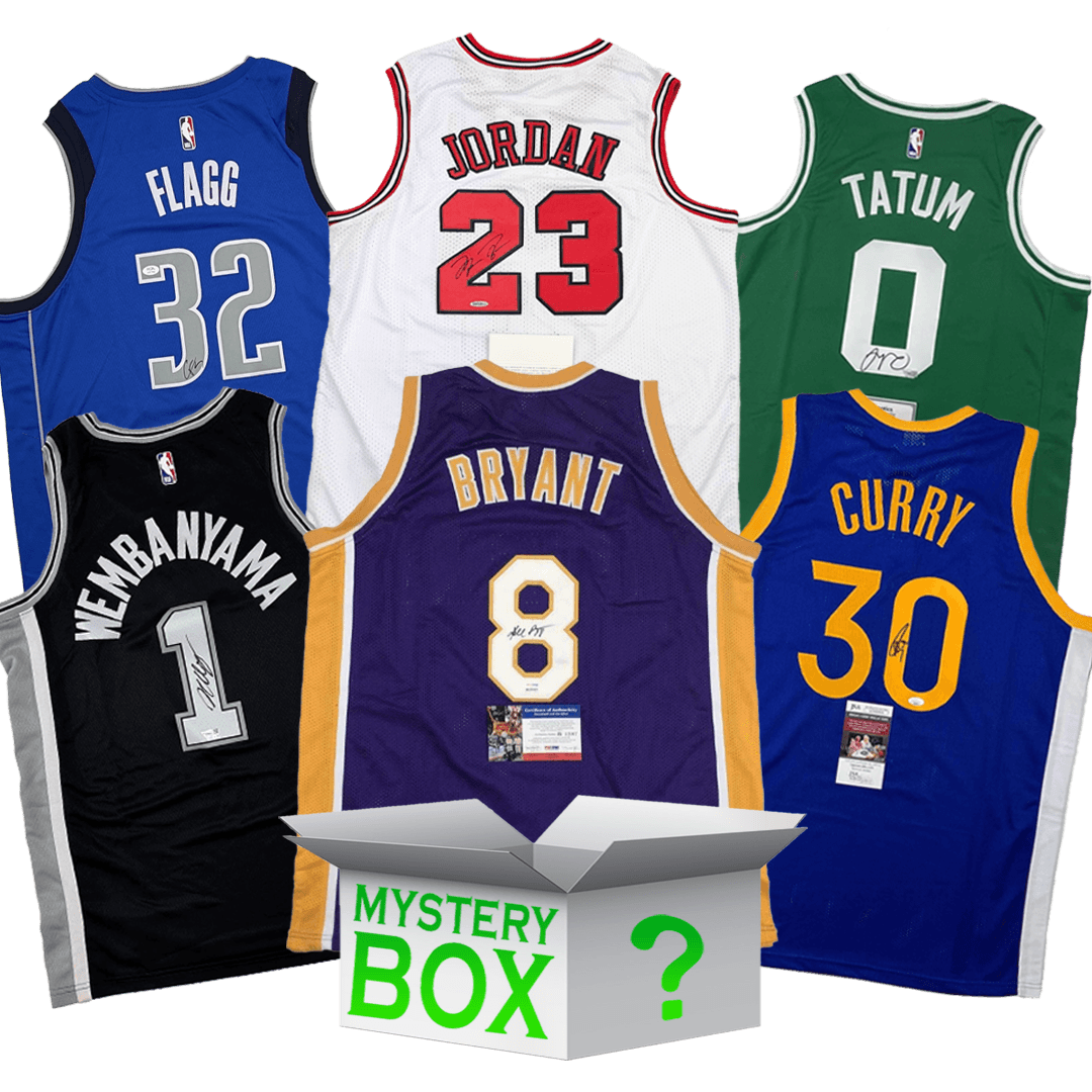 High Roller Autographed/Signed Basketball Jersey Mystery Box with PSA JSA or Beckett COA