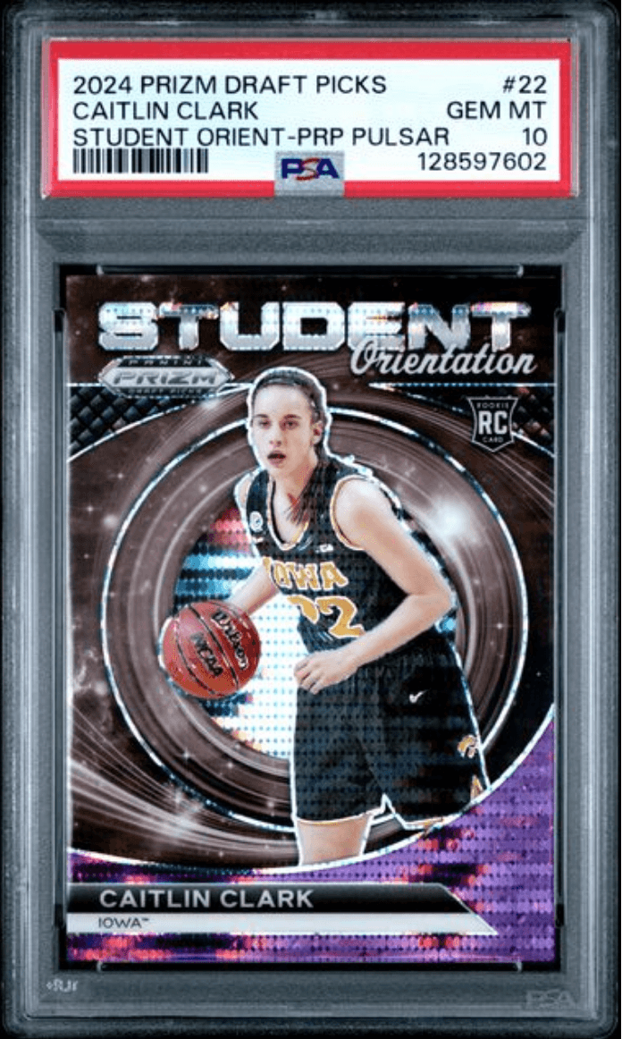 caitlin clark rookie card graded 2024 Panini Prizm Draft Picks #22 Student Orienta Condition - SKU:German - GD - 35492 Digimon BT21 box topper 145 Card Details Ultra Rare Gold Gengar