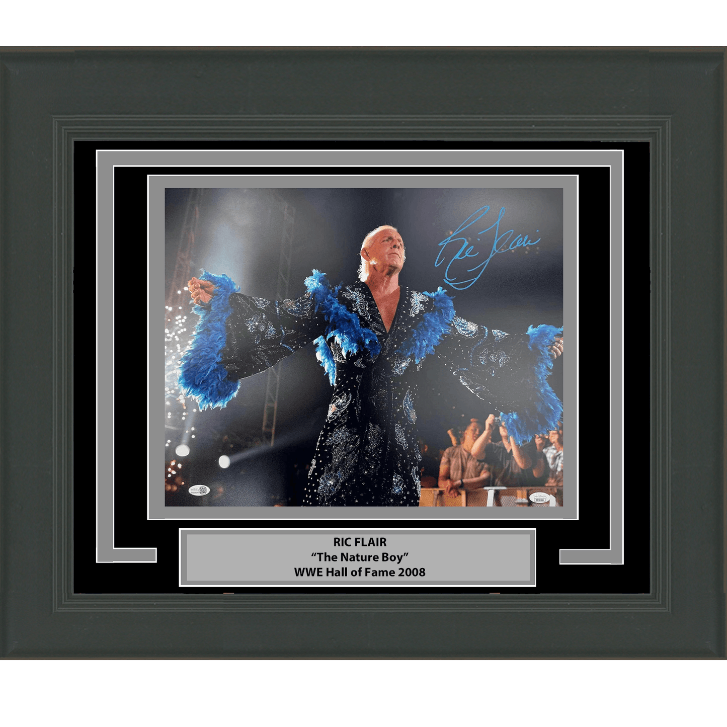 Framed Autographed/Signed Ric Flair Nature Boy 16x20 WWE Wrestling Photo JSA COA