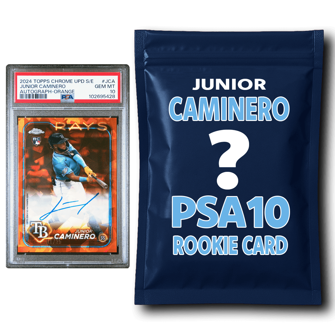 Junior Caminero PSA 10 Graded Rookie Baseball Card Mystery Pack
