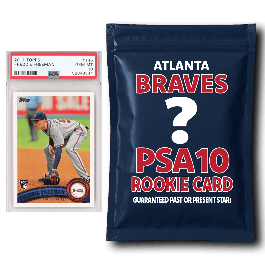 Atlanta Braves PSA 10 Graded Rookie Card Mystery Pack
