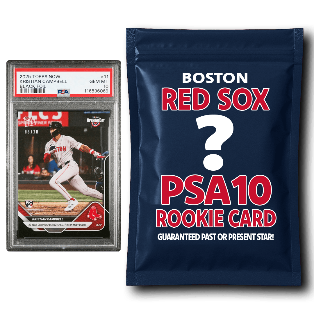 Boston Red Sox PSA 10 Graded Rookie Card Mystery Pack