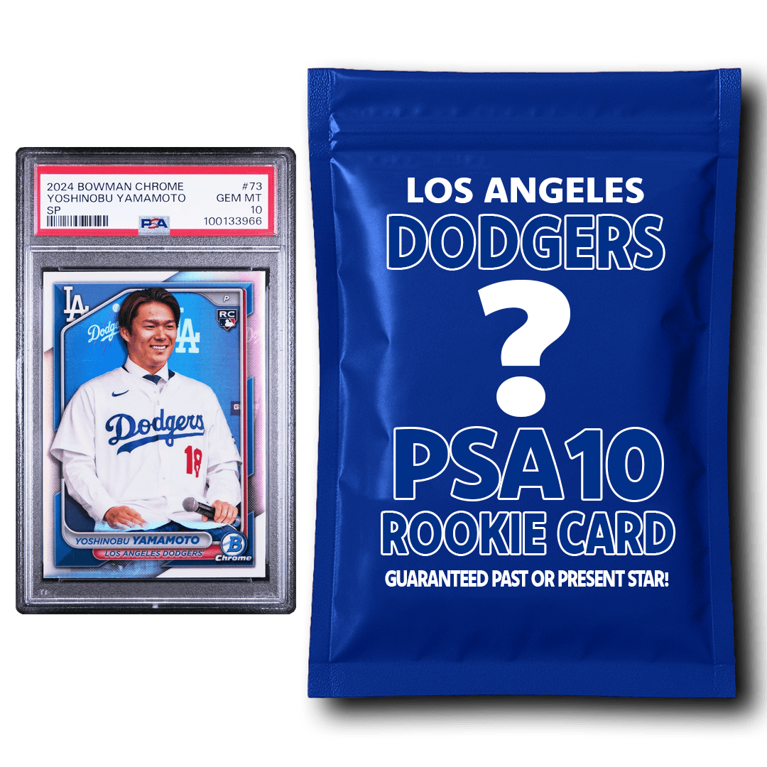 Los Angeles Dodgers PSA 10 Graded Rookie Card Mystery Pack