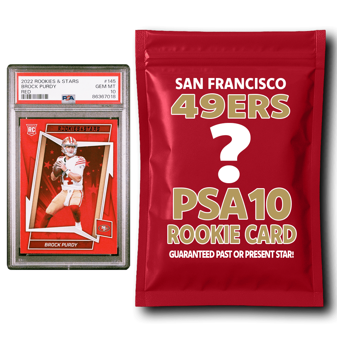 San Francisco 49ers PSA 10 Graded Rookie Card Mystery Pack