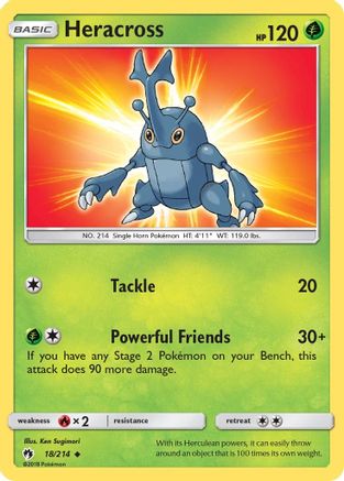 Heracross 018/214 - SM Lost Thunder