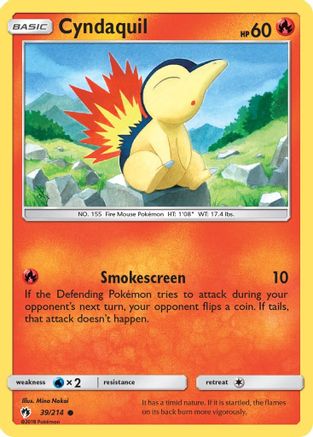 Cyndaquil 039/214 - SM Lost Thunder