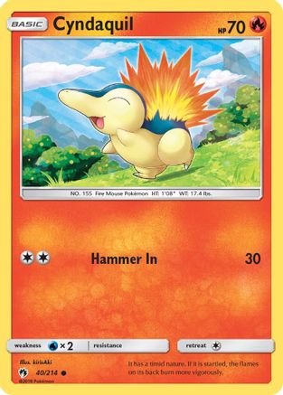 Cyndaquil 040/214 - SM Lost Thunder