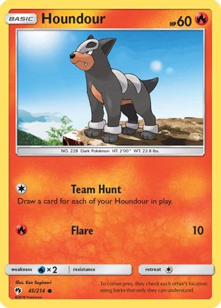 Houndour 045/214 - SM Lost Thunder