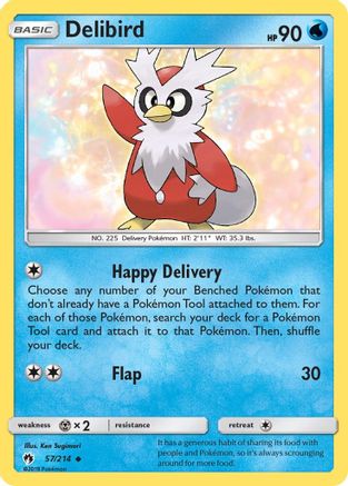 Delibird 057/214 - SM Lost Thunder
