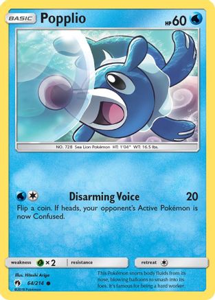 Popplio 064/214 - SM Lost Thunder