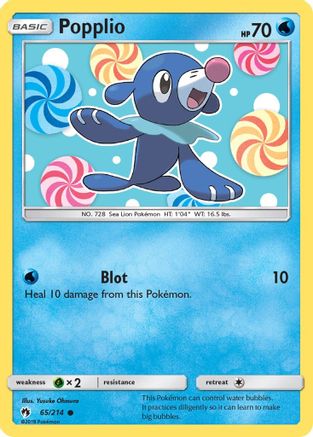 Popplio 065/214 - SM Lost Thunder