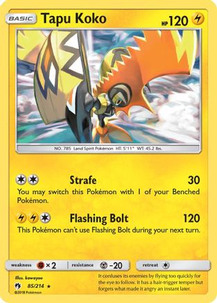 Tapu Koko 085/214 - SM Lost Thunder Reverse Holofoil