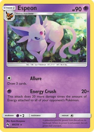 Espeon 089/214 - SM Lost Thunder